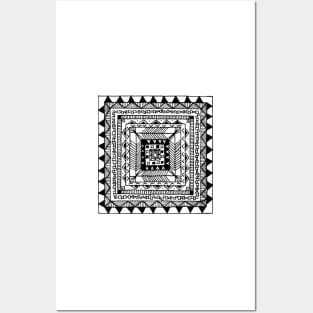 Square Pattern Posters and Art